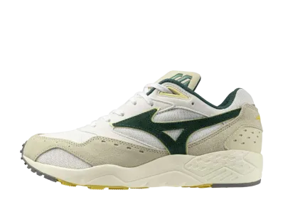 ミズノ コンテンダー "オフホワイト/グリーン/ベージュ"