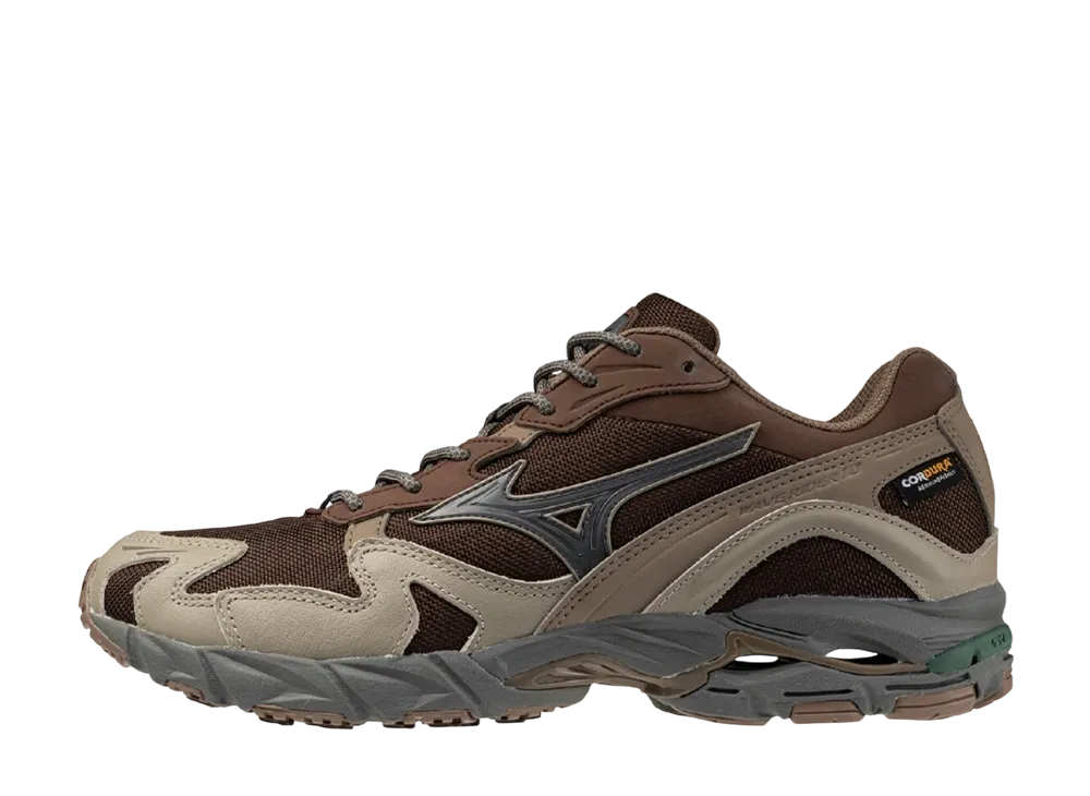 ミズノ ウエーブライダー10 コーデュラ "ブラウン/グレー/ベージュ"
