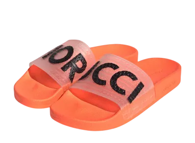 Fiorucci × adidas Adilette Slides "Solar Orange/Solar Gold/Black"