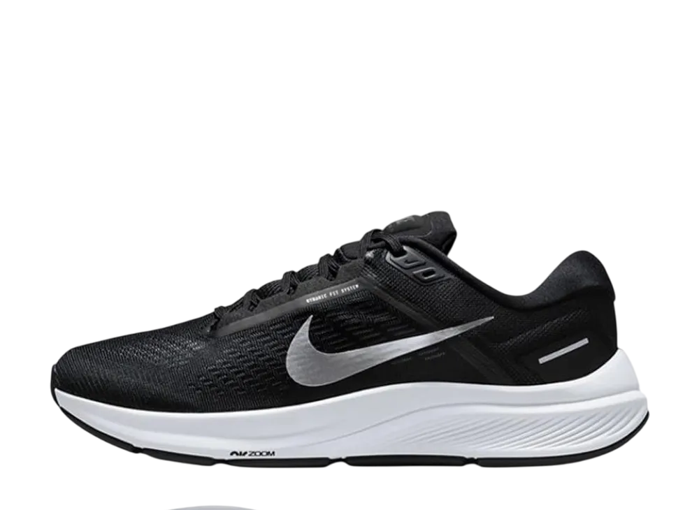 ナイキ エアズーム ストラクチャー24 "ブラック/オフノワール/ピュアプラチナム/メタリックシルバー"