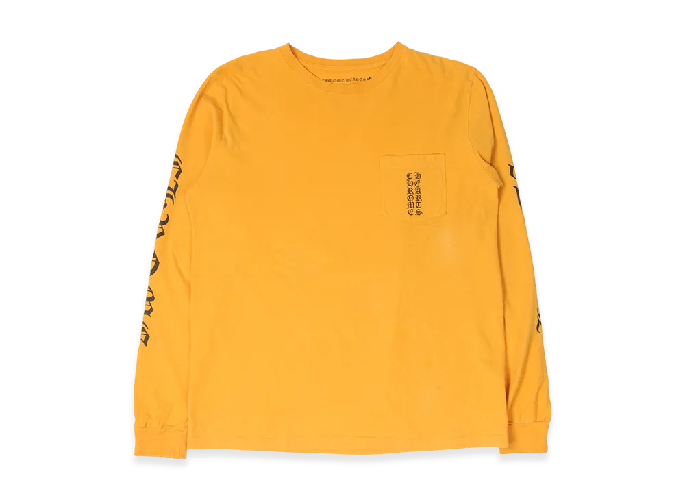 Chrome Hearts Arm Print L/S Tee "Orange"