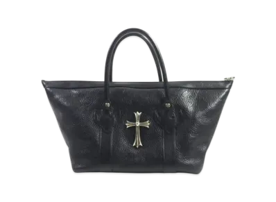 Chrome Hearts Large Cross Monica Leather Hand Bag "Black"