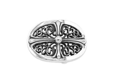 Chrome Hearts Classic Oval Cross Buckle "Silver"