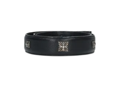 Chrome Hearts Zero Pyramid Studded Leather Belt "Black"