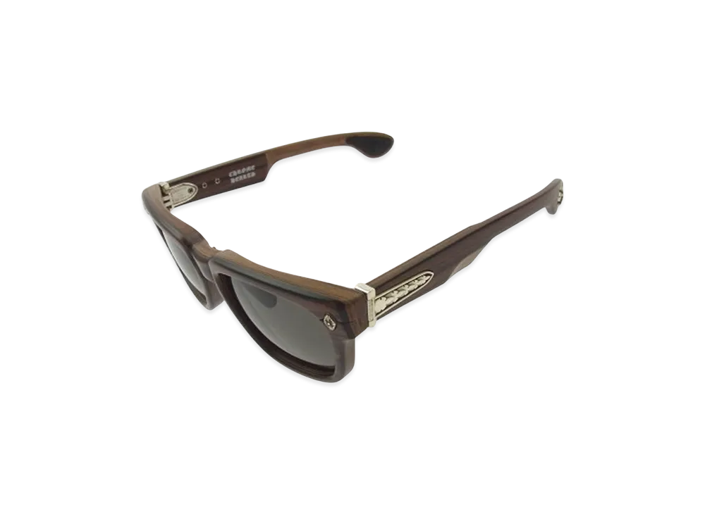 クロムハーツ リリス ステンシルウッドフレーム サングラス "ブラウン"