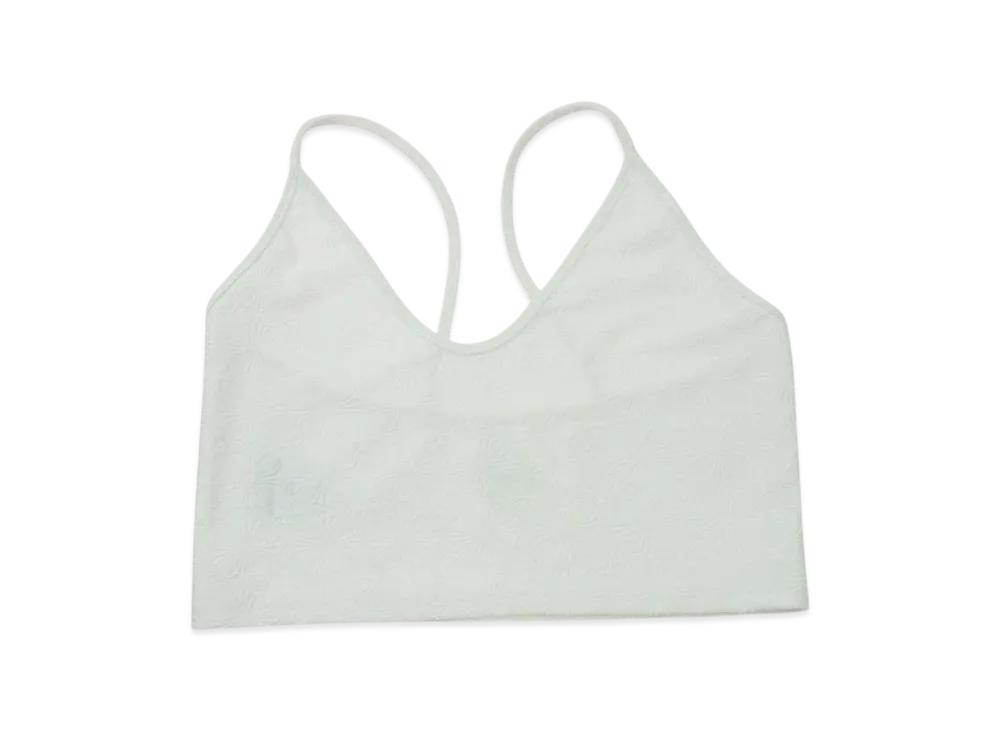 クロムハーツ ホースシュー プリント クロップド ショート キャミソール "ホワイト"