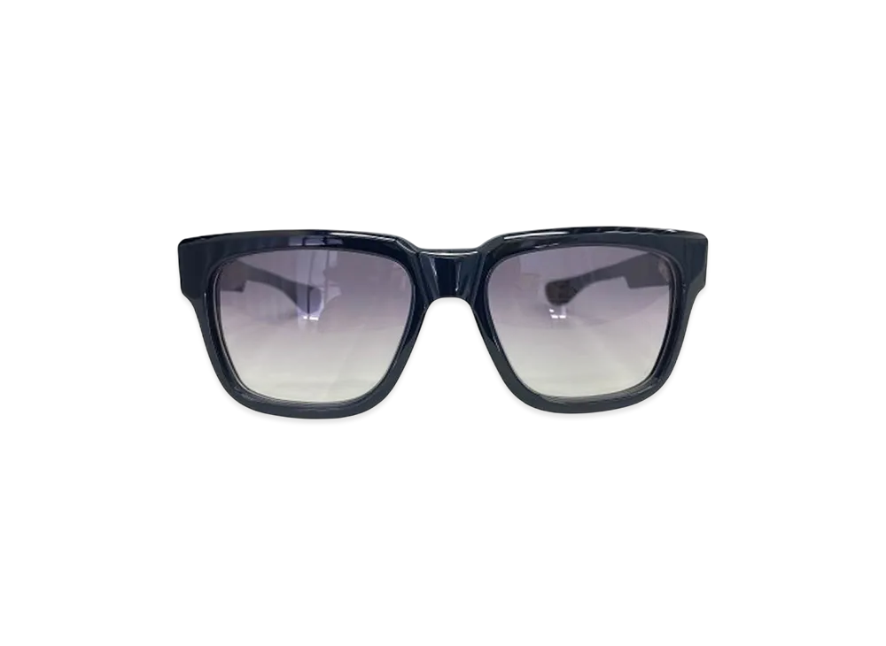 Chrome Hearts BK-18KGP Box Officer Dagger Temple Sunglasses "Black"