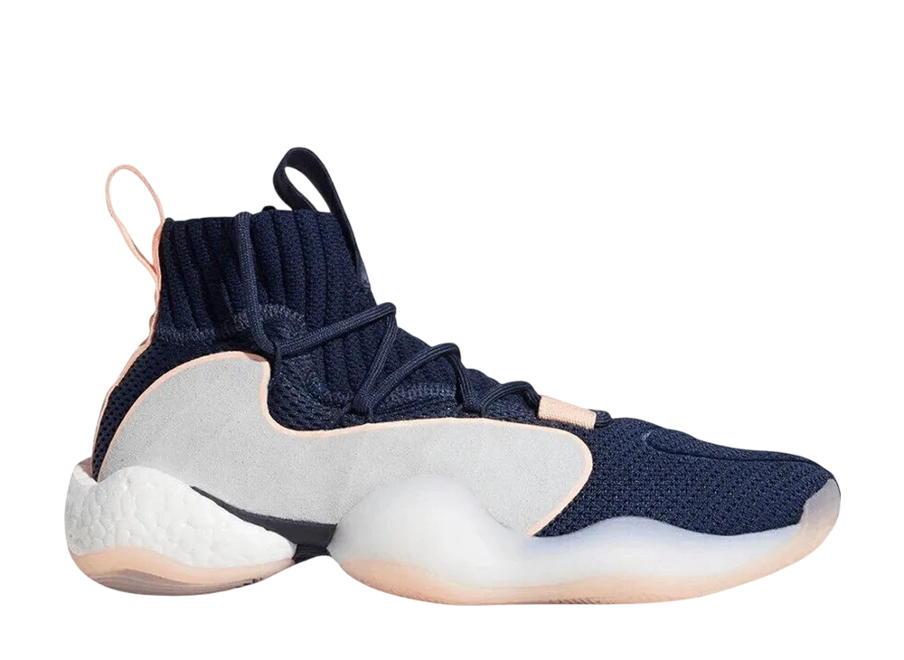 アディダス クレイジー BYW X "カレッジネイビー/クリアグレー/クリアオレンジ"