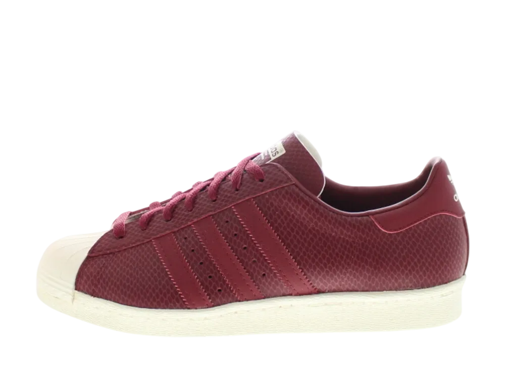 atmos × adidas Superstar 80s "Burgundy"