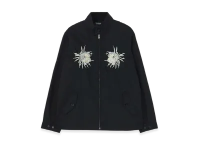 WILDSIDE YOHJI YAMAMOTO T/C Flower Embroidery Swingtop "White"