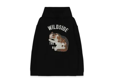 WILDSIDE YOHJI YAMAMOTO Wild Cat Pullover Hoodie "Black"