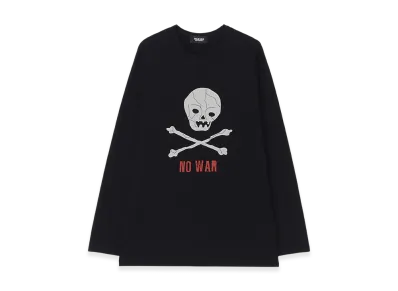 WILDSIDE YOHJI YAMAMOTO Skull Long Sleeve T-Shirt "Black"