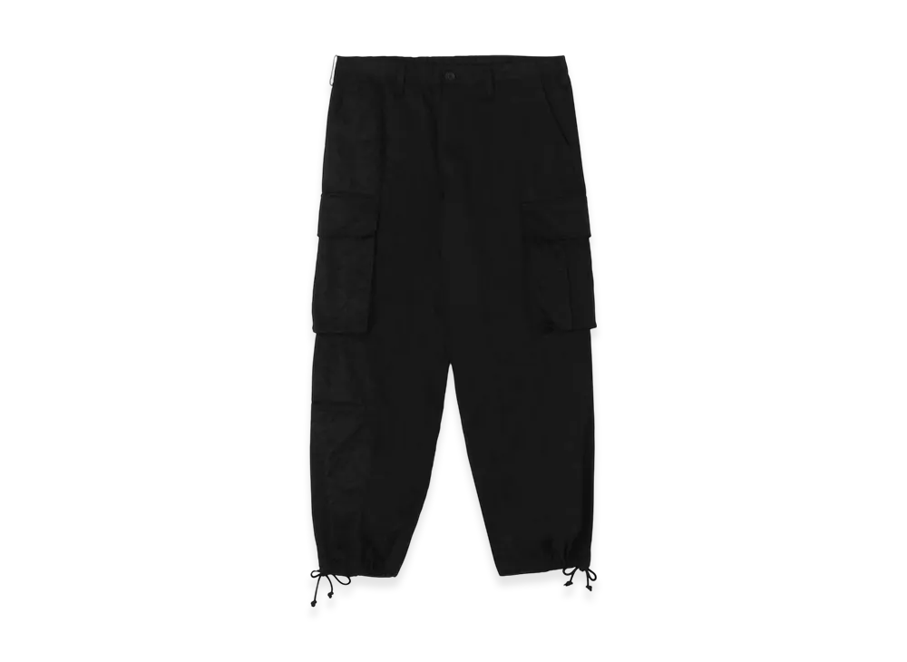 WILDSIDE YOHJI YAMAMOTO Cotton Chino Cargo Pants (Black) "Black"
