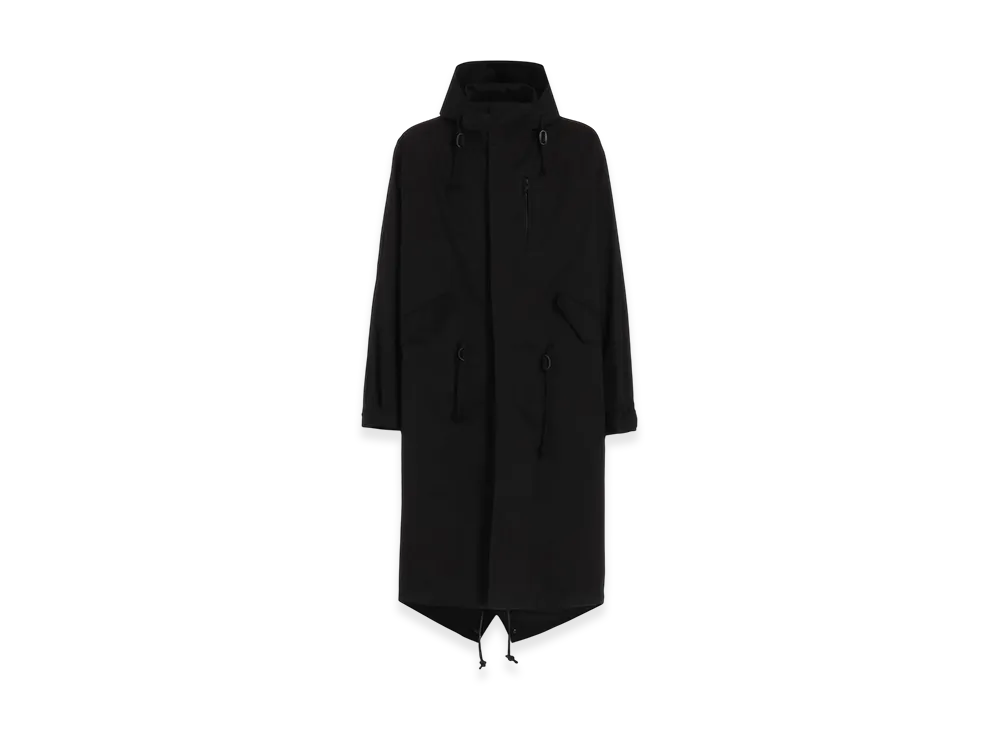 WILDSIDE YOHJI YAMAMOTO Cotton Chino Mods Coat "Black"