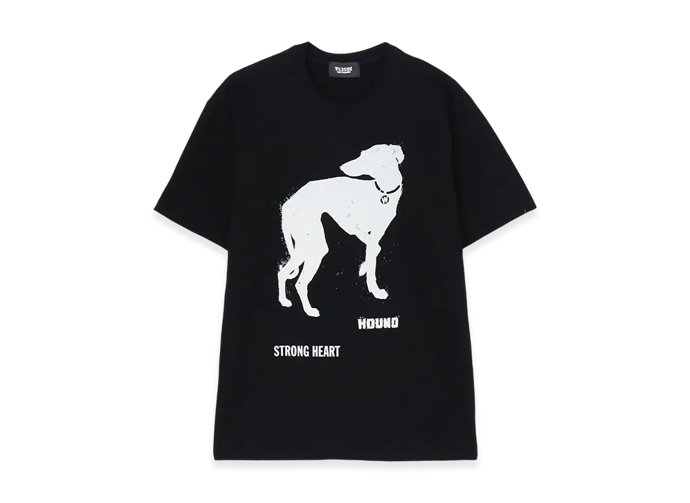 WILDSIDE YOHJI YAMAMOTO Hound T-Shirt "Black"