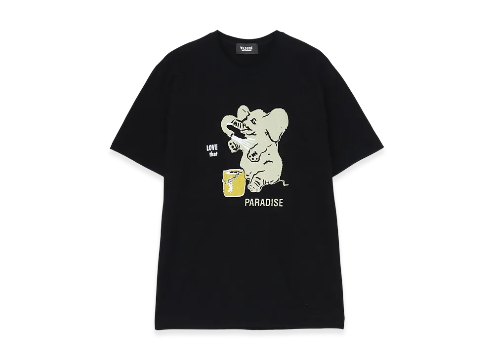 WILDSIDE YOHJI YAMAMOTO Elephant T-Shirt "Black"