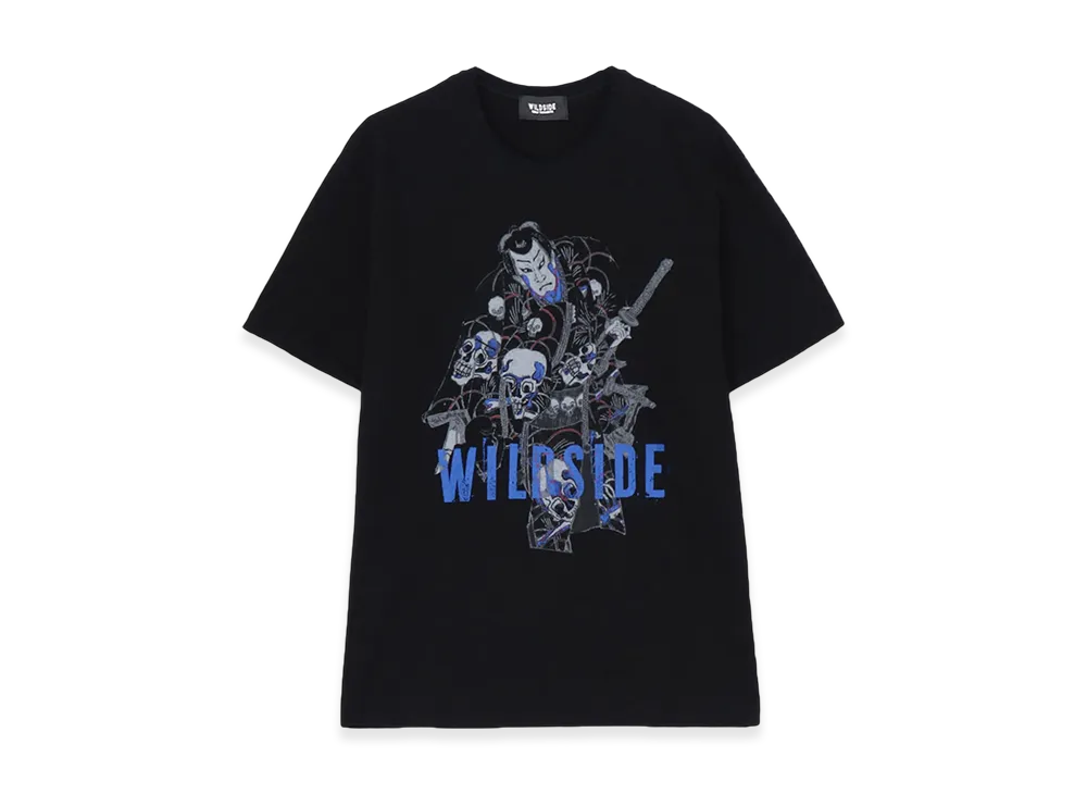 WILDSIDE YOHJI YAMAMOTO Ukiyo-E Actor T-Shirt "Black"