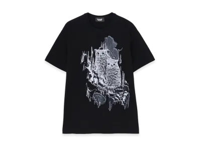 WILDSIDE YOHJI YAMAMOTO Owl T-Shirt "Black"