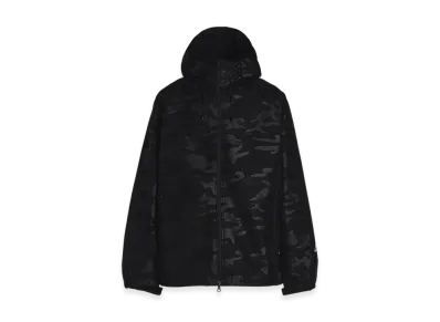 WILDSIDE YOHJI YAMAMOTO Inazuma Shell Hoodie "Black/Grey"
