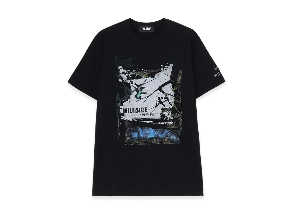WILDSIDE YOHJI YAMAMOTO Piyo T-Shirt "Black"