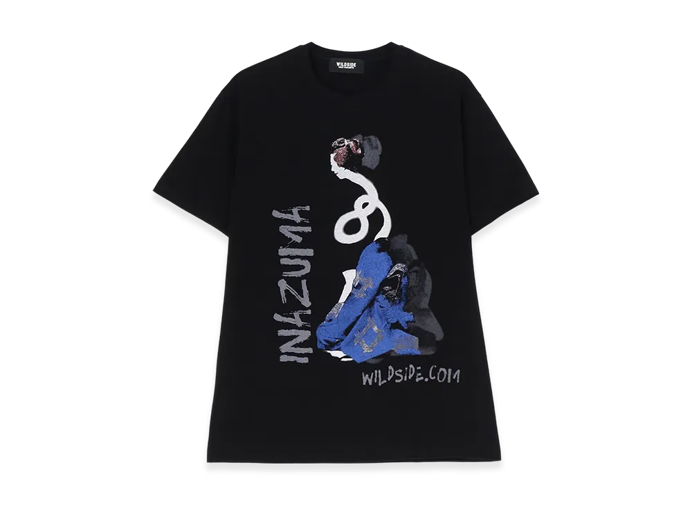 WILDSIDE YOHJI YAMAMOTO Rokurokubi T-Shirt "Black"