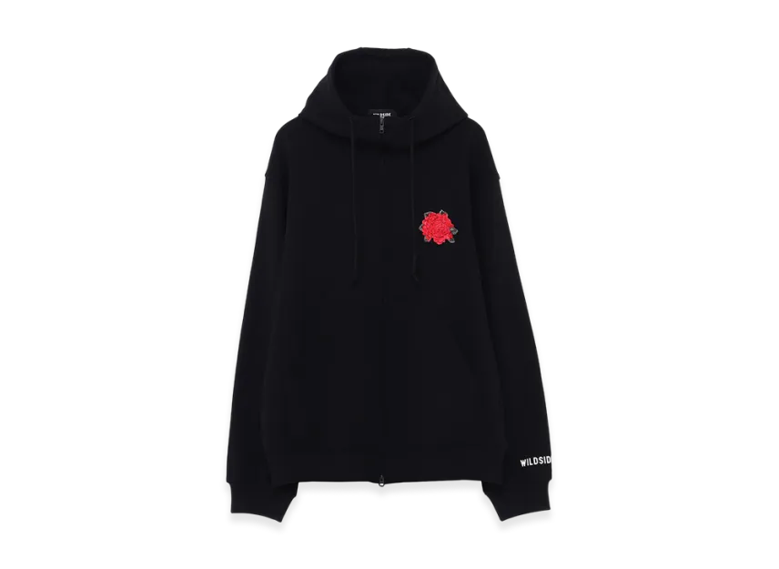 WILDSIDE YOHJI YAMAMOTO Embroidery Zip Hoodie (Daria) WILDSIDE YOHJI YAMAMOTO Embroidery Zip Hoodie (Daria)
