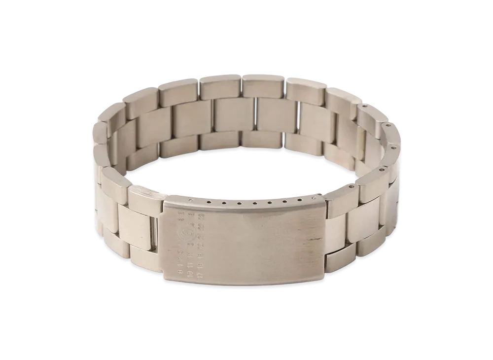 MM6 Maison Margiela BRACELET Palladio Satinato "Silver"