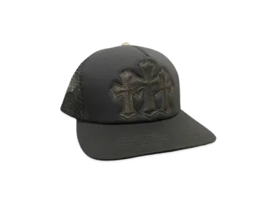 Chrome Hearts Cemetery Trucker Hat "Black"