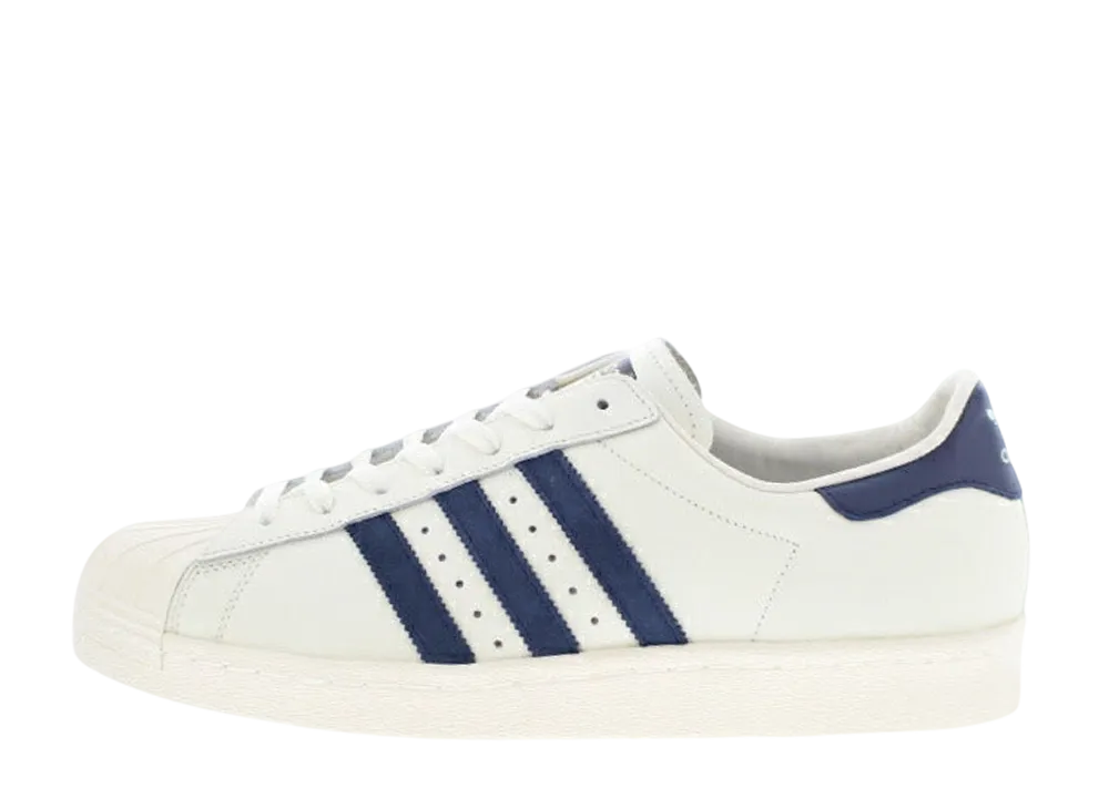 adidas Superstar 80s DLX "Vintage White/Collegiate Navy/Off White"