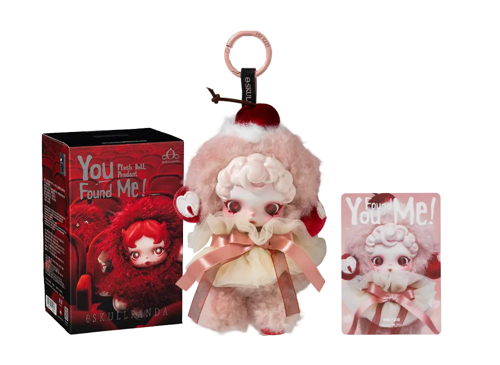 POP MART SKULLPANDA You Found Me! Series Plush Doll Pendant Moldy Muffin