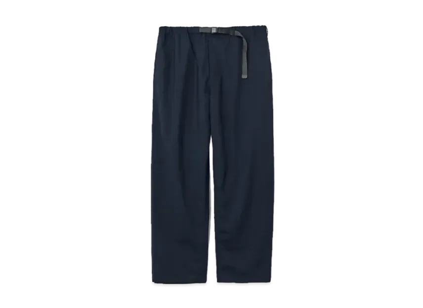 24AW ENNOY Wool Blend Rip Stop Easy Pants "Navy" AW24BRENPT07LP