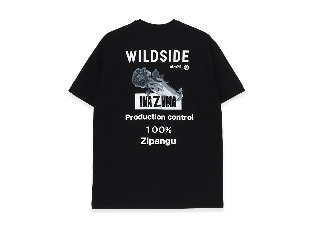 WILDSIDE YOHJI YAMAMOTO Zipangu T-Shirt "Black"