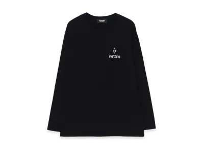 WILDSIDE YOHJI YAMAMOTO Inazuma Long Sleeve T-Shirt "Black"