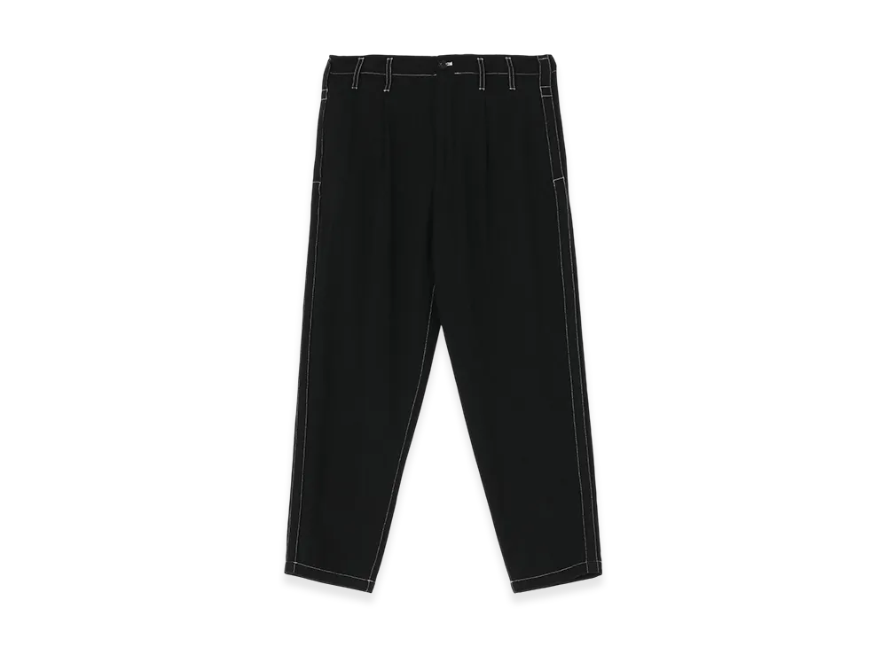 WILDSIDE YOHJI YAMAMOTO Fulling Wool Side Tape Pants "Black"