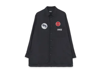 WILDSIDE YOHJI YAMAMOTO Patch Cupro Shirt A "Black"