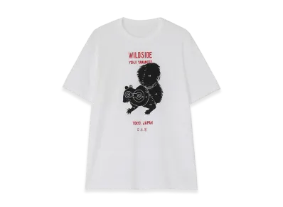 WILDSIDE YOHJI YAMAMOTO Wildside Squirrel Hunting T-Shirt "White"