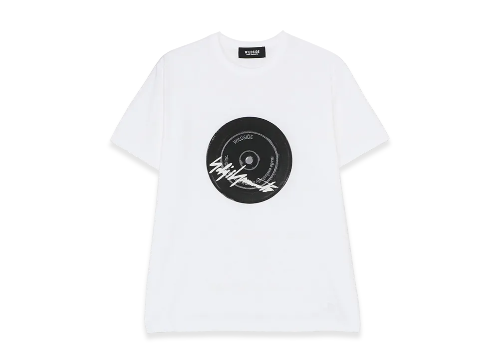 WILDSIDE YOHJI YAMAMOTO Wildside Record T-Shirt "White"