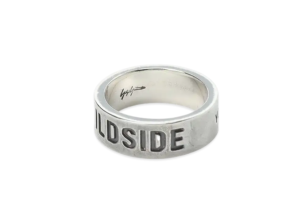 WILDSIDE YOHJI YAMAMOTO Wildside Silver Logo Ring "Silver"