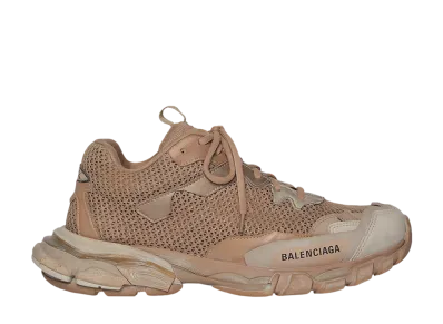バレンシアガ ウィメンズ トラック.3 スニーカー "ベージュ"