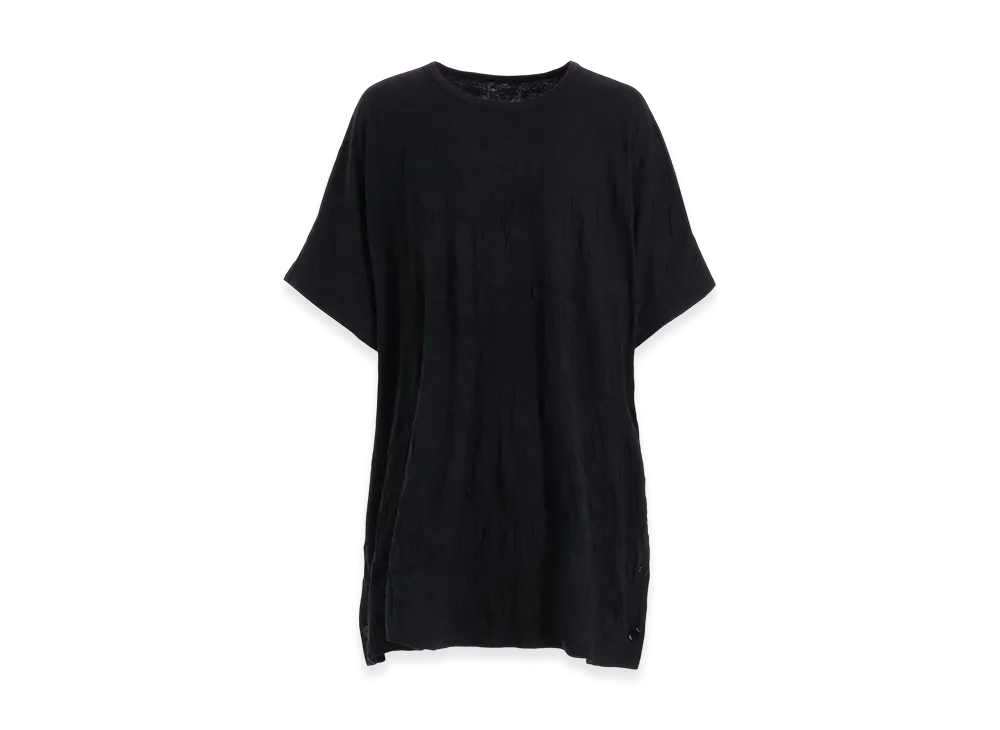 Ground Y Catch Washer Big T With Side Buttons T-Shirt "Black"