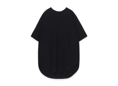 Ground Y Cotton Jersey Hem Round Jumbo T-Shirt Short Sleeves "Black"