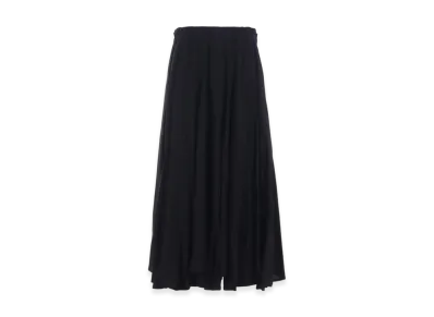 Ground Y Rayon Twill 10Pieces Gathered Skirt "Black"