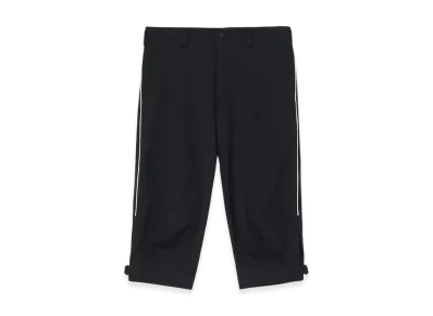 Ground Y Polyester Smooth Hem Belt Pants "Black"