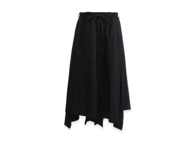 Ground Y Wool Gabardine Circle Crotch Pants "Black"