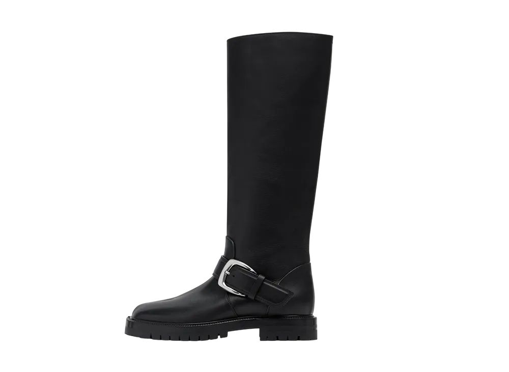 メゾンマルジェラ タビ カウンティ ニーブーツ "ブラック"