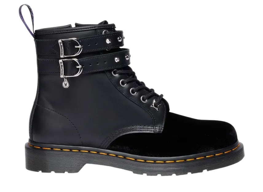 ウェンズデー × ドクターマーチン ウィメンズ 1460 8ホール ブーツ "ブラック"