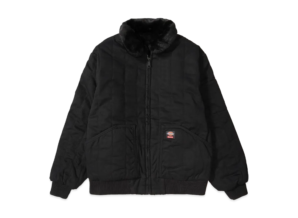 Supreme x Dickies Reversible Quilted Faux Fur Work Jacket 