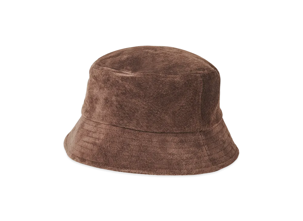 SOPHNET. Suede Bucket Hat "Brown"