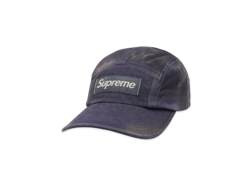 Supreme Overdyed Camp Cap "Navy"