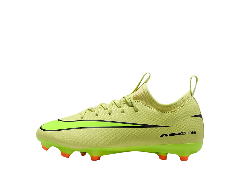 ナイキ GS ジュニア マーキュリアル ヴェイパー16 アカデミー MG "ライムライト/ハイパークリムゾン/ボルト" (キッズ)